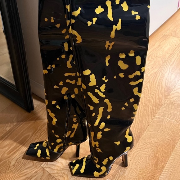 VETEMENTS Patent leather over-the-knee boots - New In Box - Picture 2 of 5